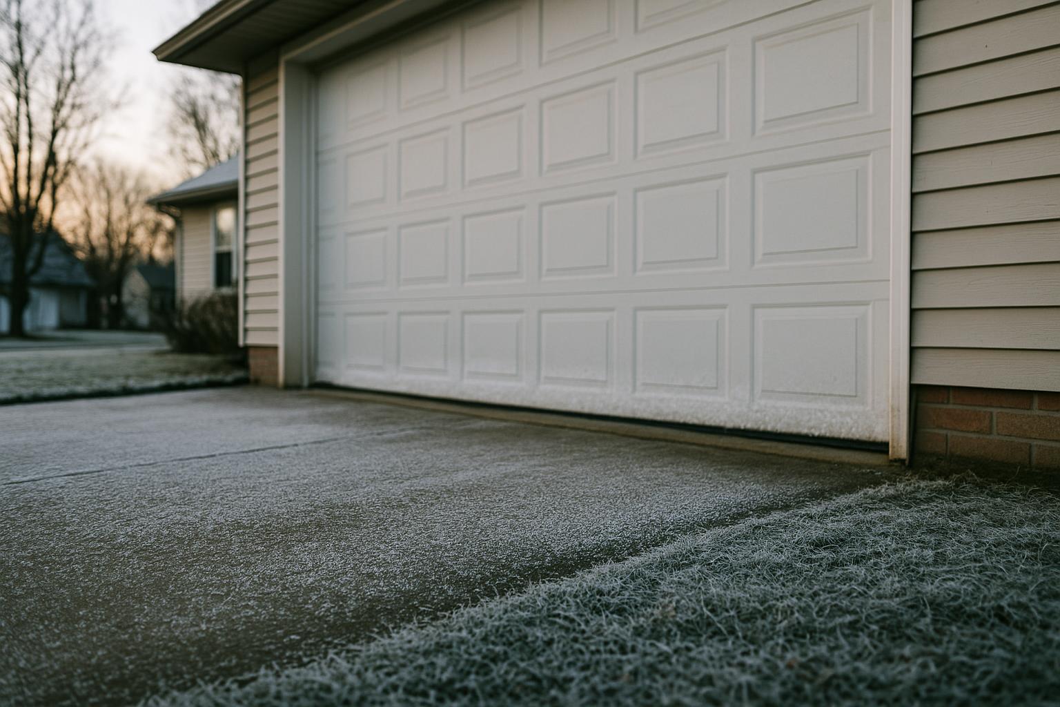 What to Do When Your Garage Door Won't Open in Cold Weather